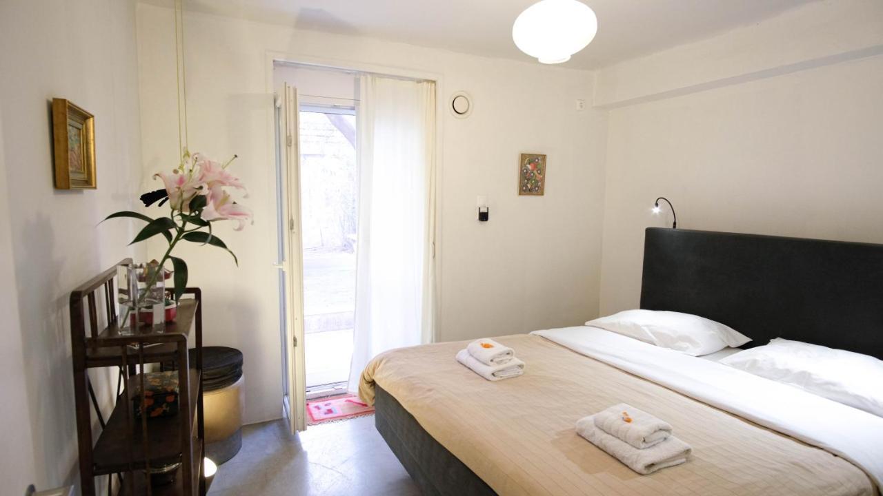 Quiet And Flat With Private Backyard Garden Apartment Athens